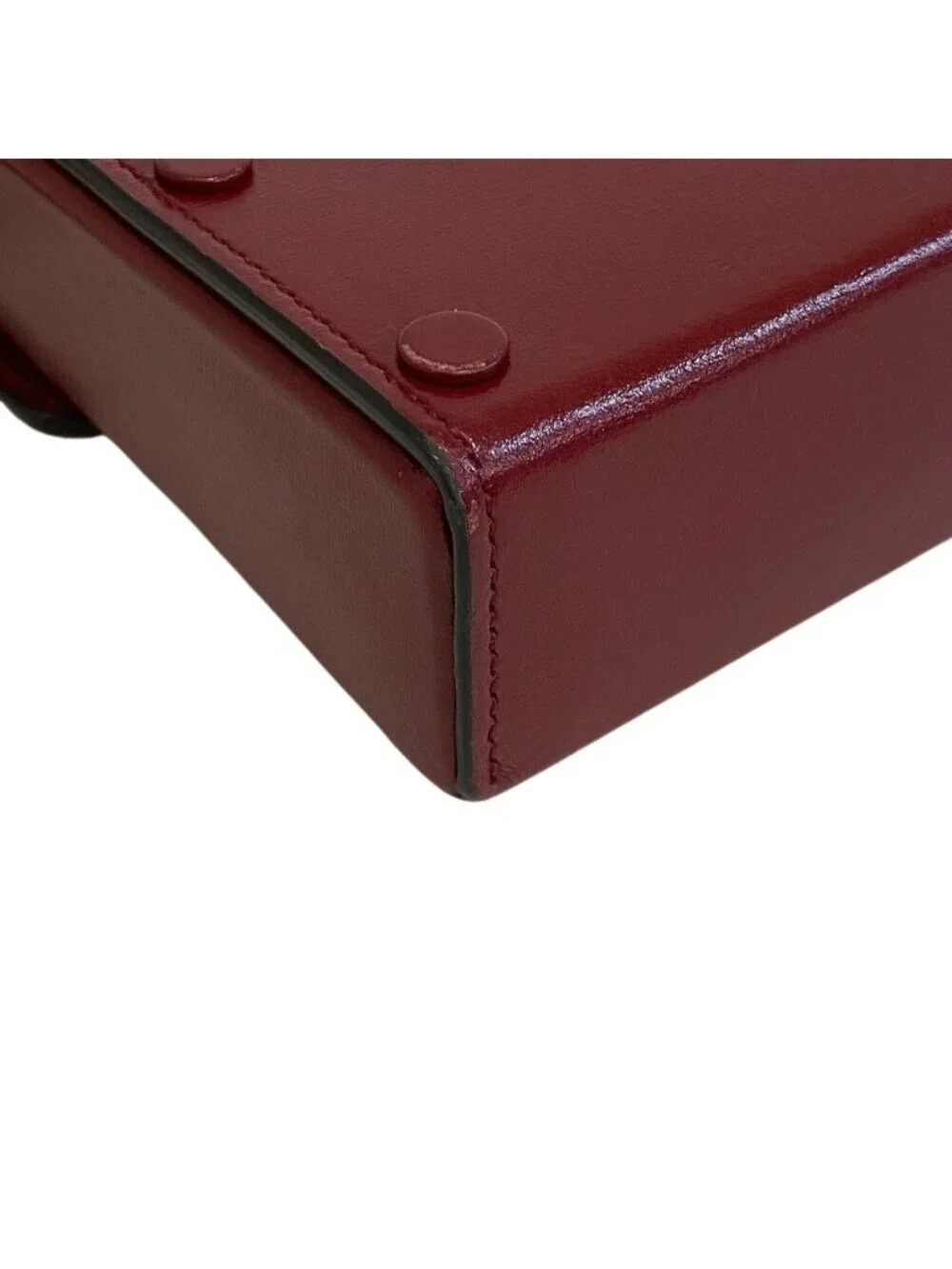 Gucci Horsebit Leather Shoulder Bag Red Crossbody Compact